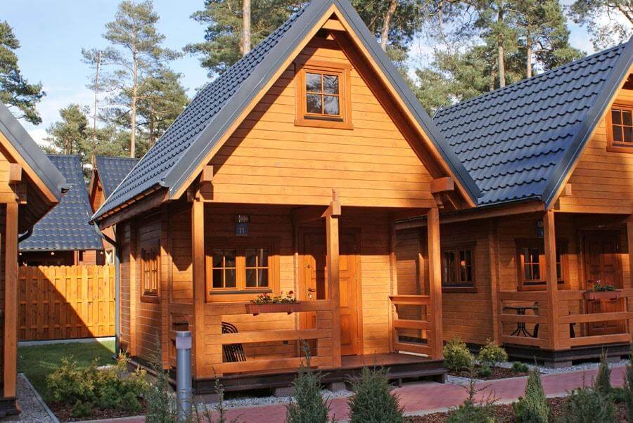 LODGES IN MIEDZYWODZIE Comfortable conditions for accommodation and rest